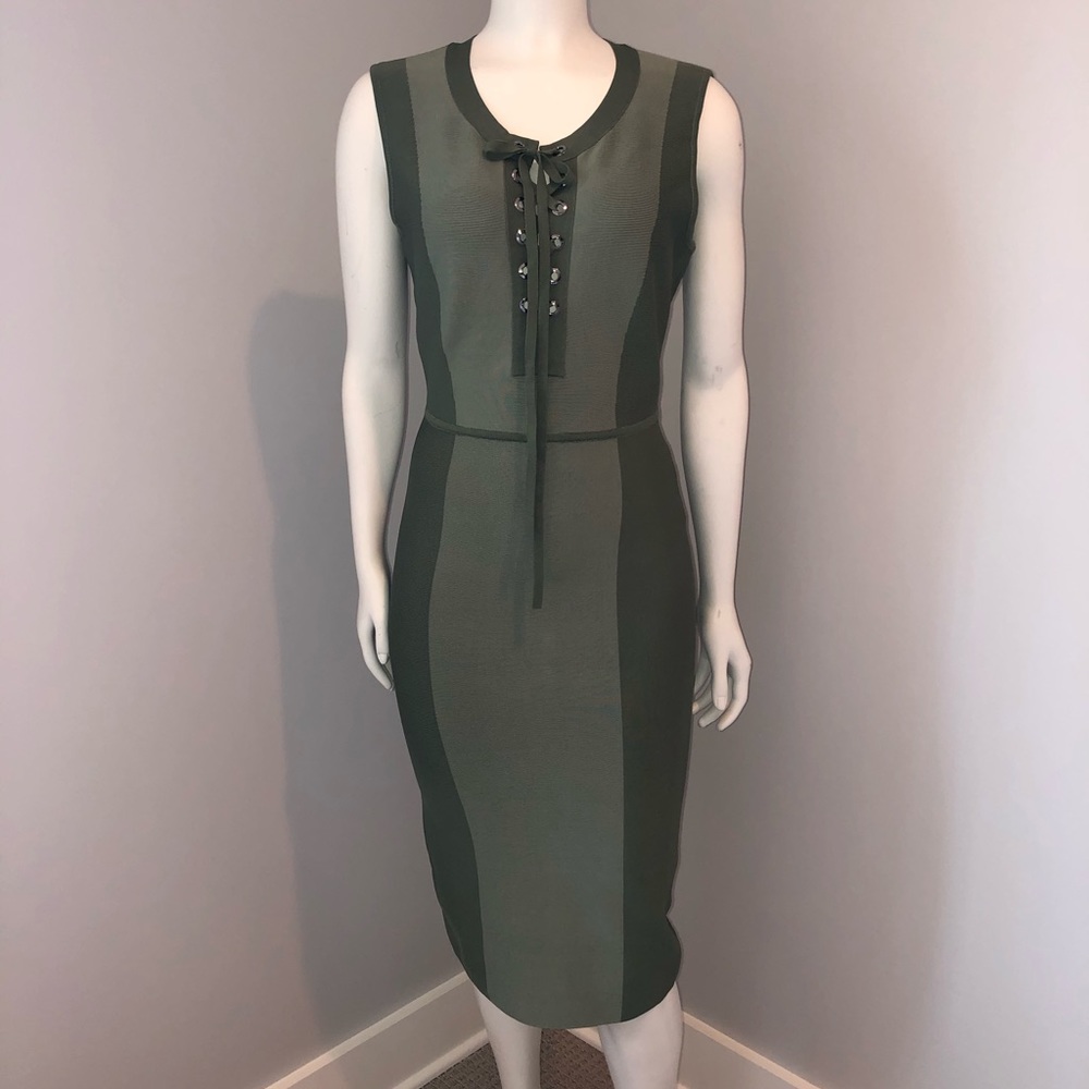 NWT BCBGMaxAzria Colorblock Bodycon Dress